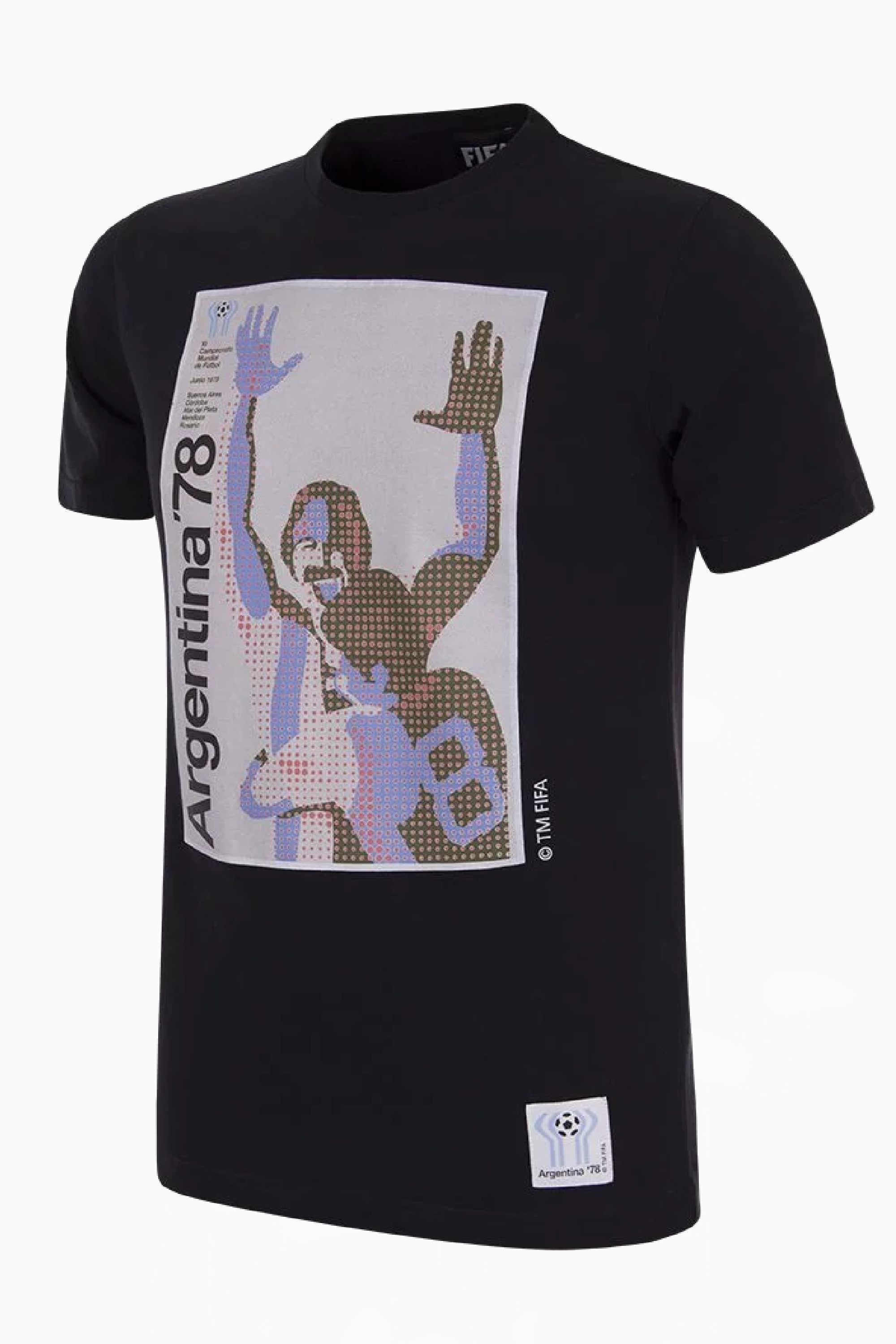 Koszulka Retro COPA Argentina 1978 World Cup - Czarny