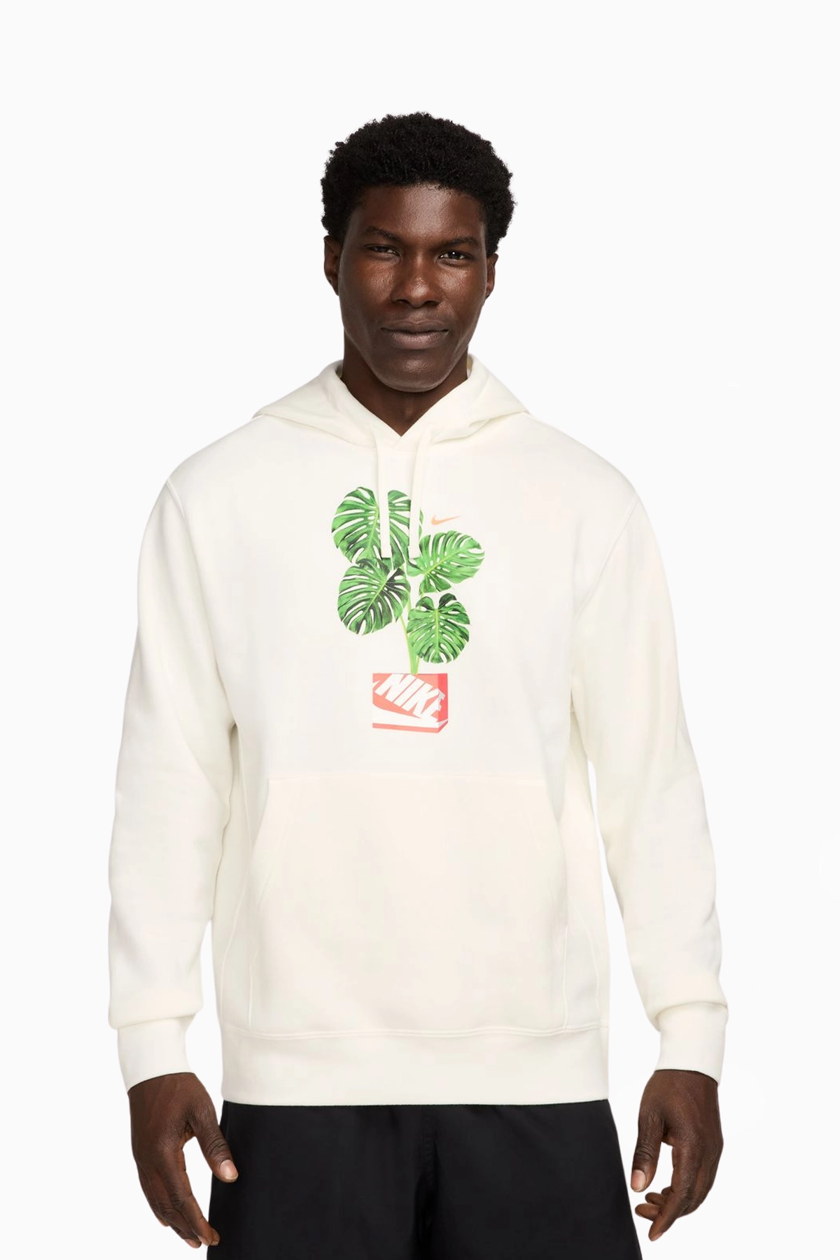 Bluza z kapturem Nike Club - Biały