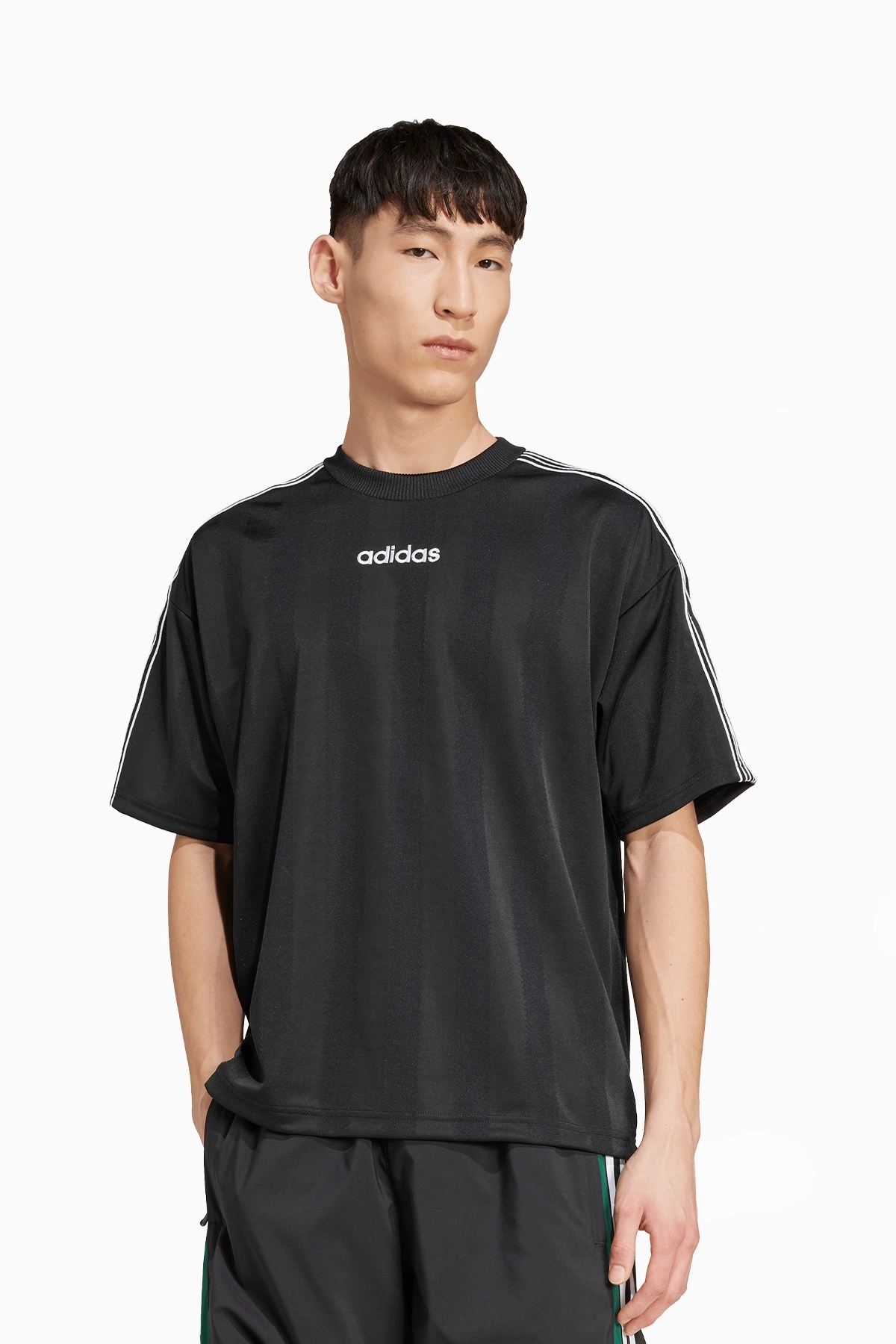 Koszulka adidas 90s Stripe - Czarny