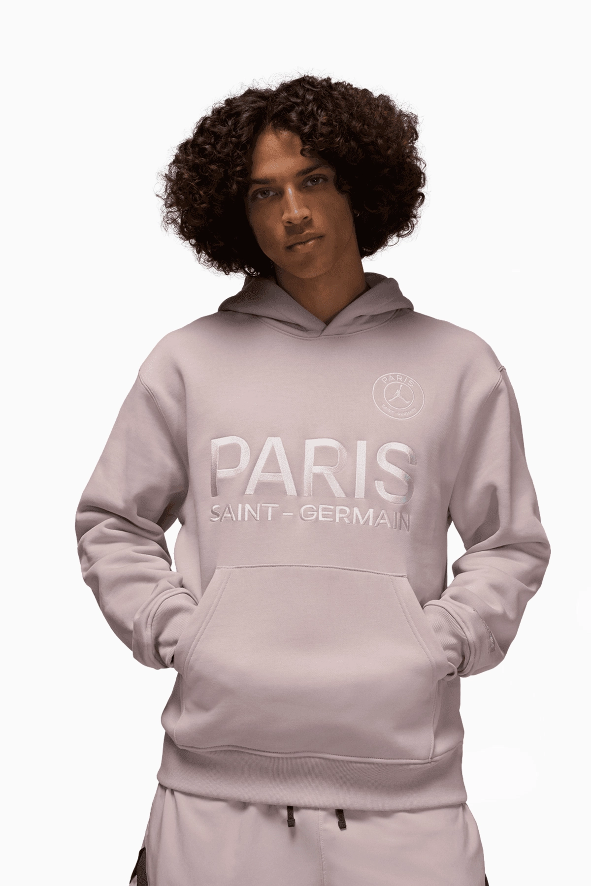 Bluza z kapturem Nike PSG x Jordan 25/26 Fleece - Różowy