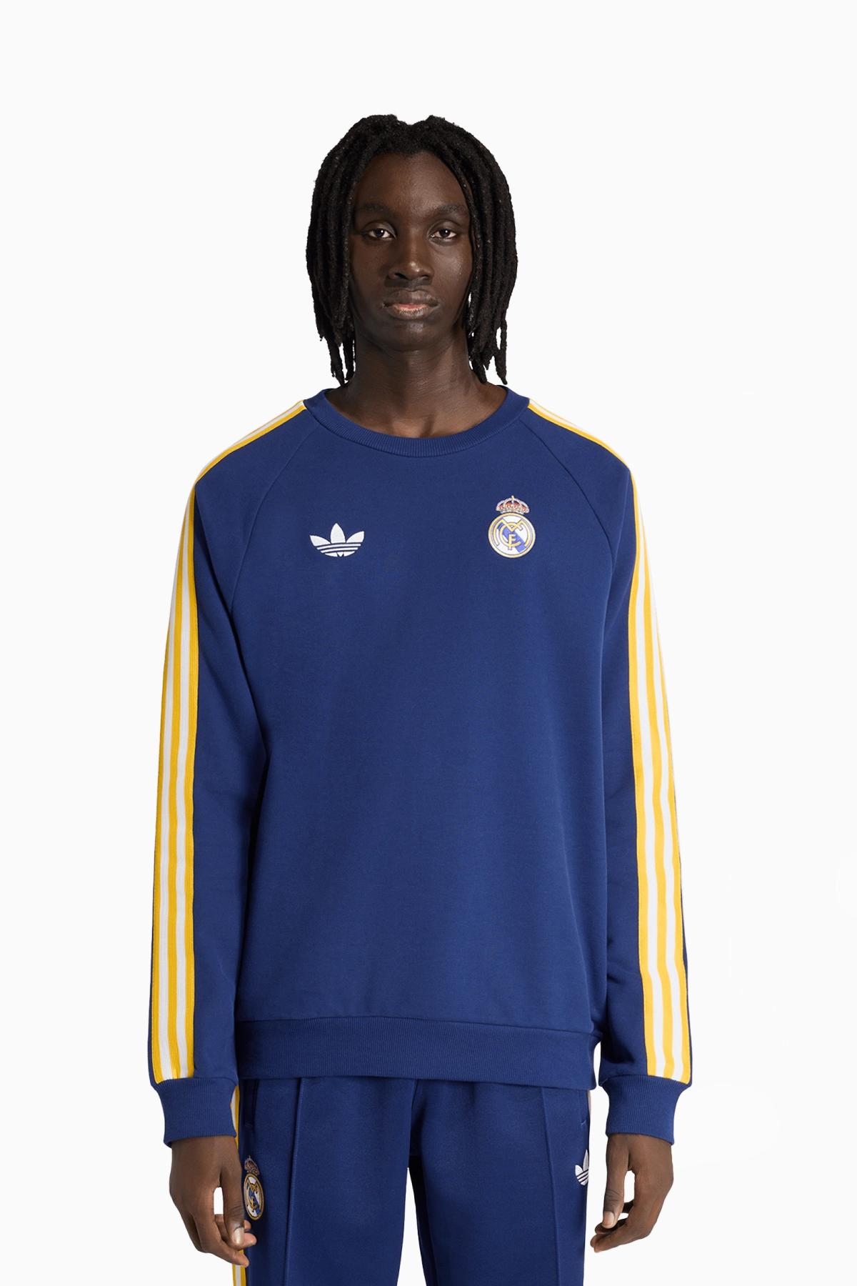 Bluza adidas Real Madryt 25/26 Originals Crew - Granatowy