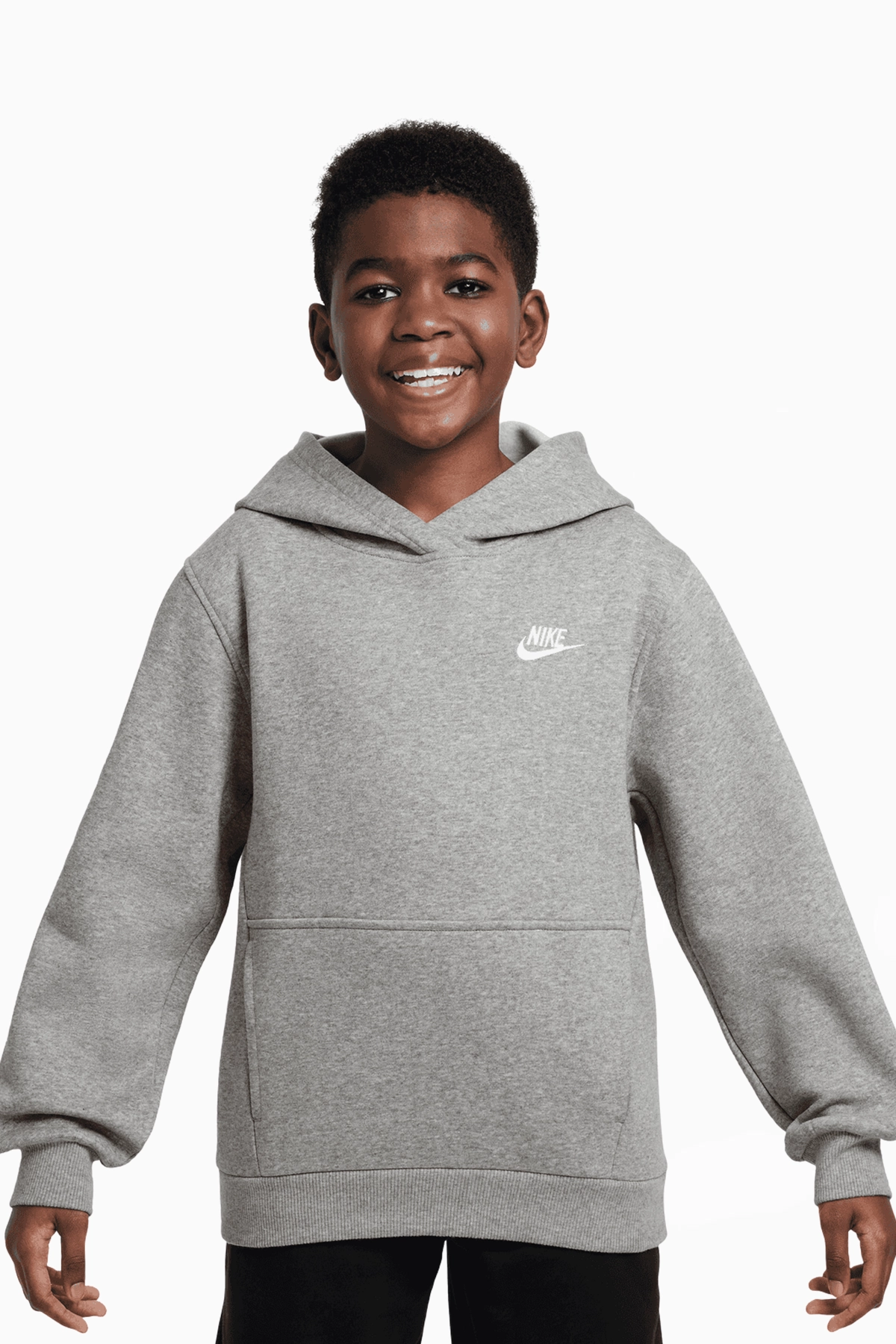 Bluza z kapturem Nike Sportswear Club Fleece Junior - Szary