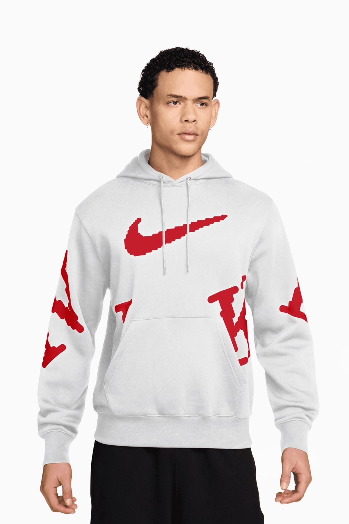 Bluza z kapturem Nike Club Fleece - Biały