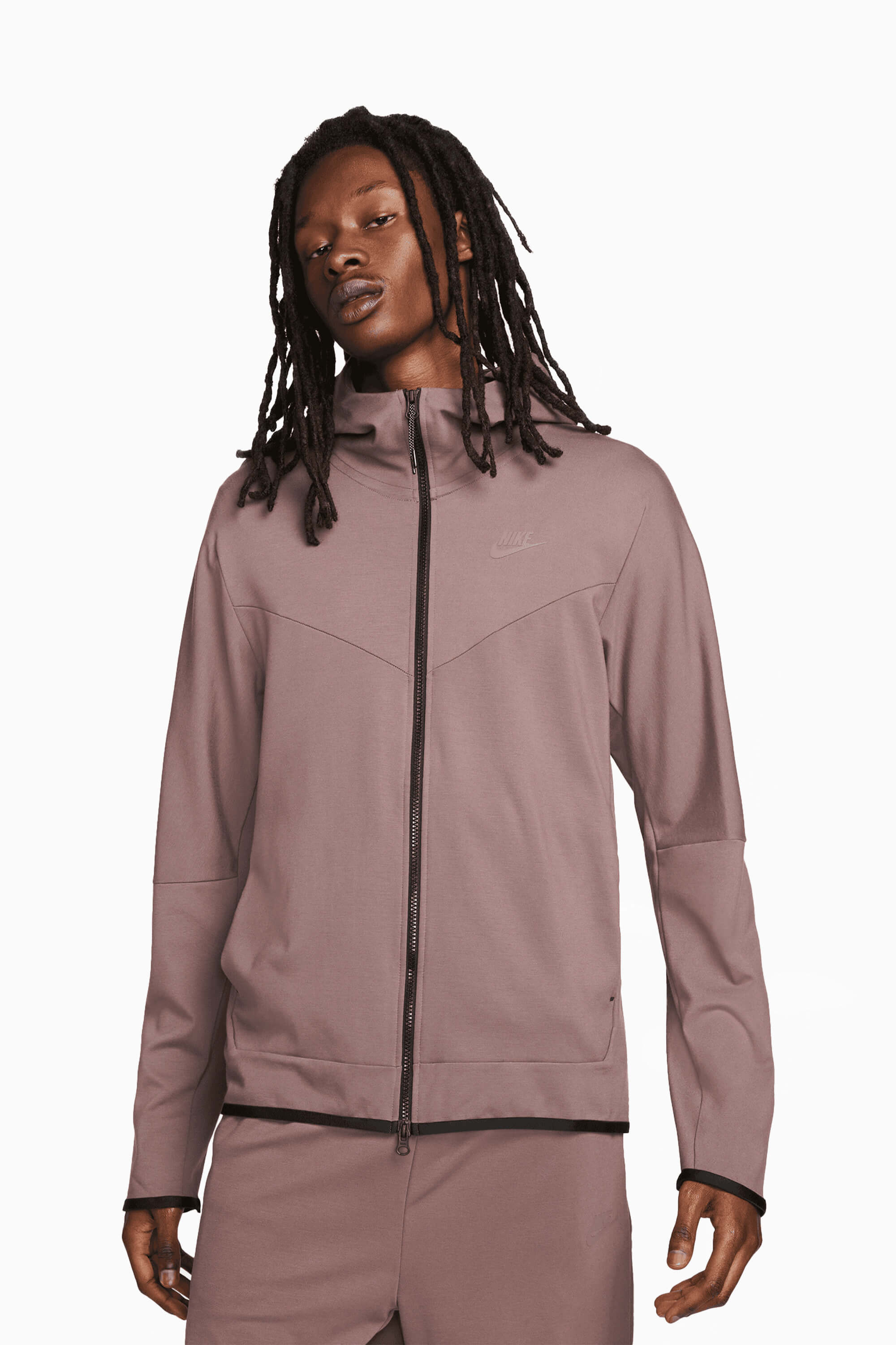 Bluza z kapturem Nike Sportswear Tech Fleece Lightweight - Bordowy