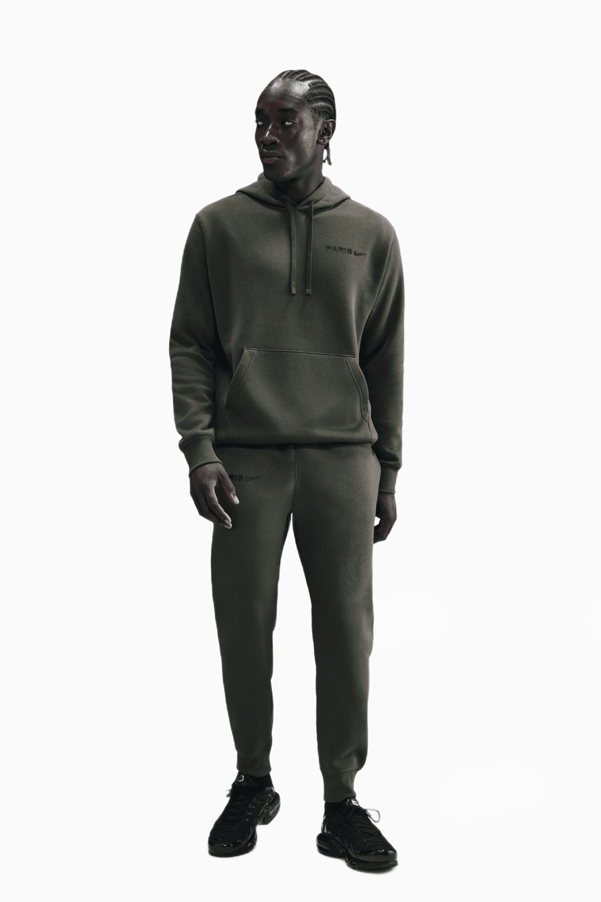 Bluza z kapturem Nike PSG 25/26 Club - Zielony