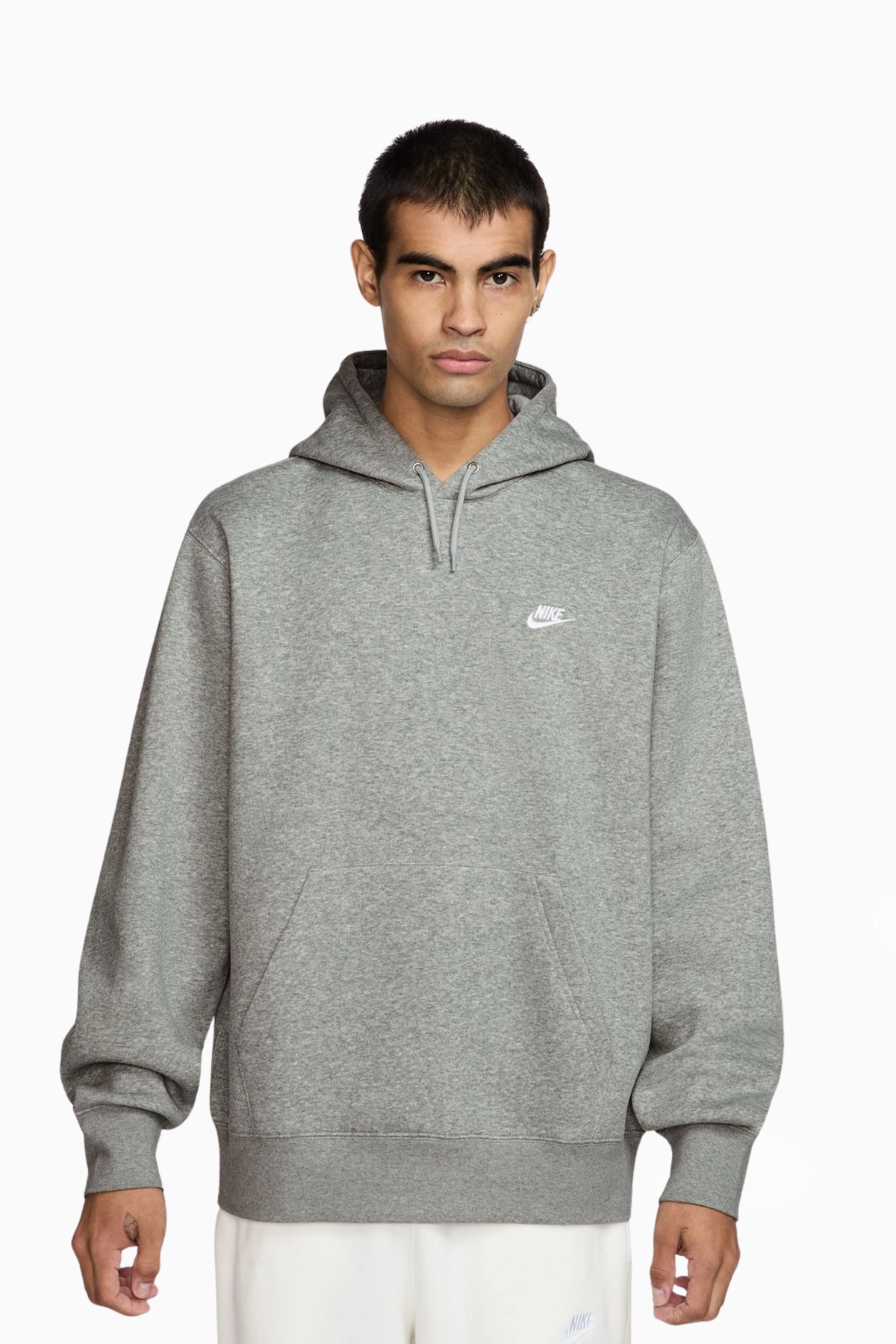 Bluza z kapturem Nike Club - Szary