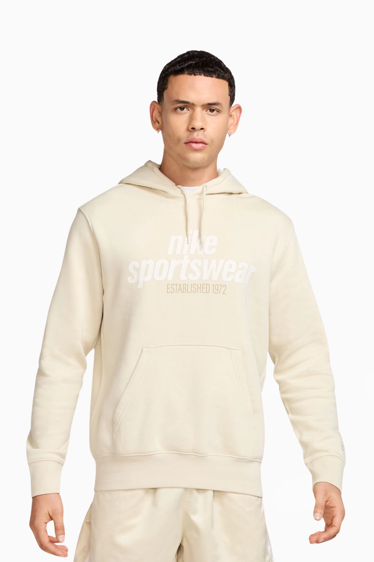 Bluza z kapturem Nike Club - Beżowy