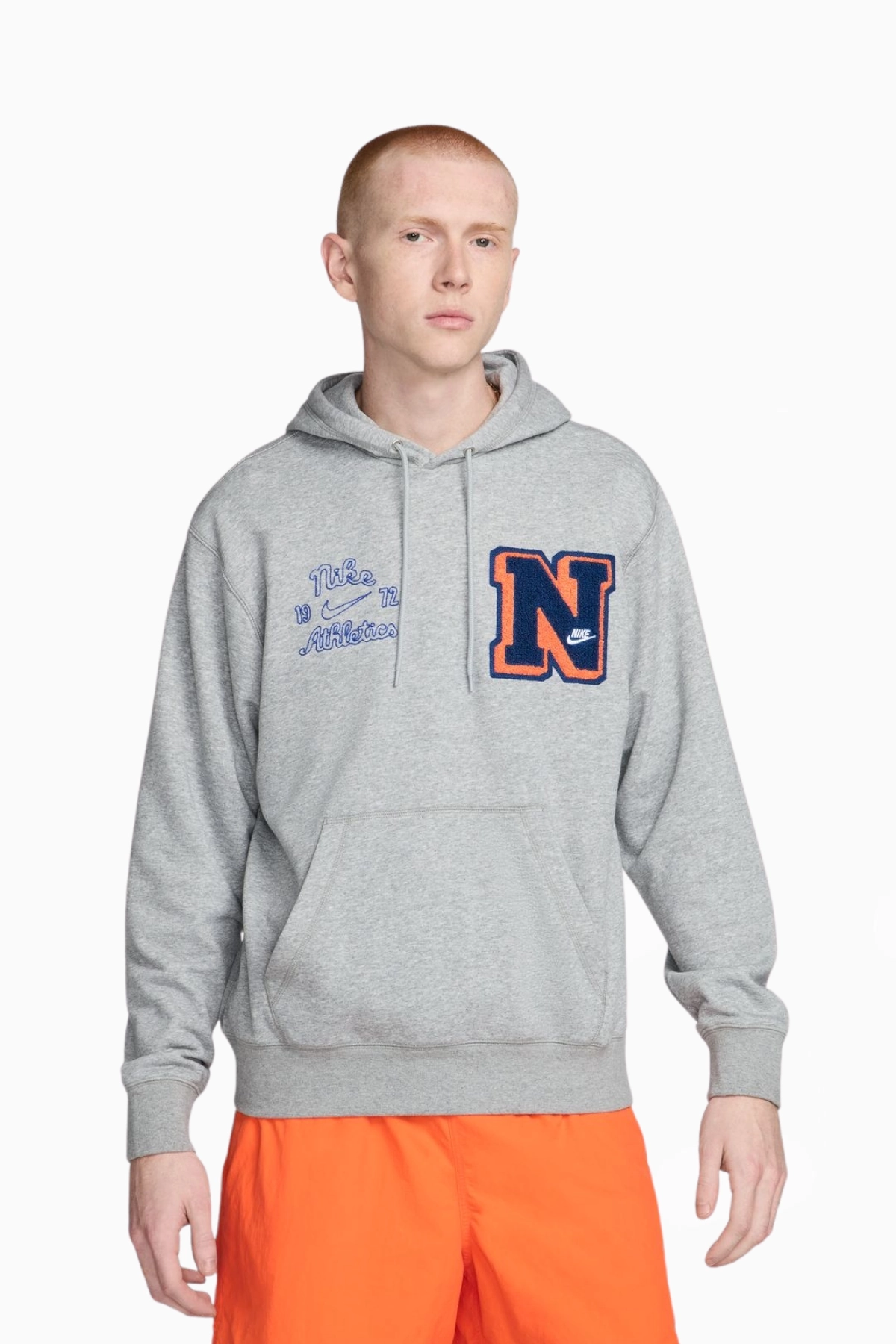 Bluza z kapturem Nike Club Fleece - Szary