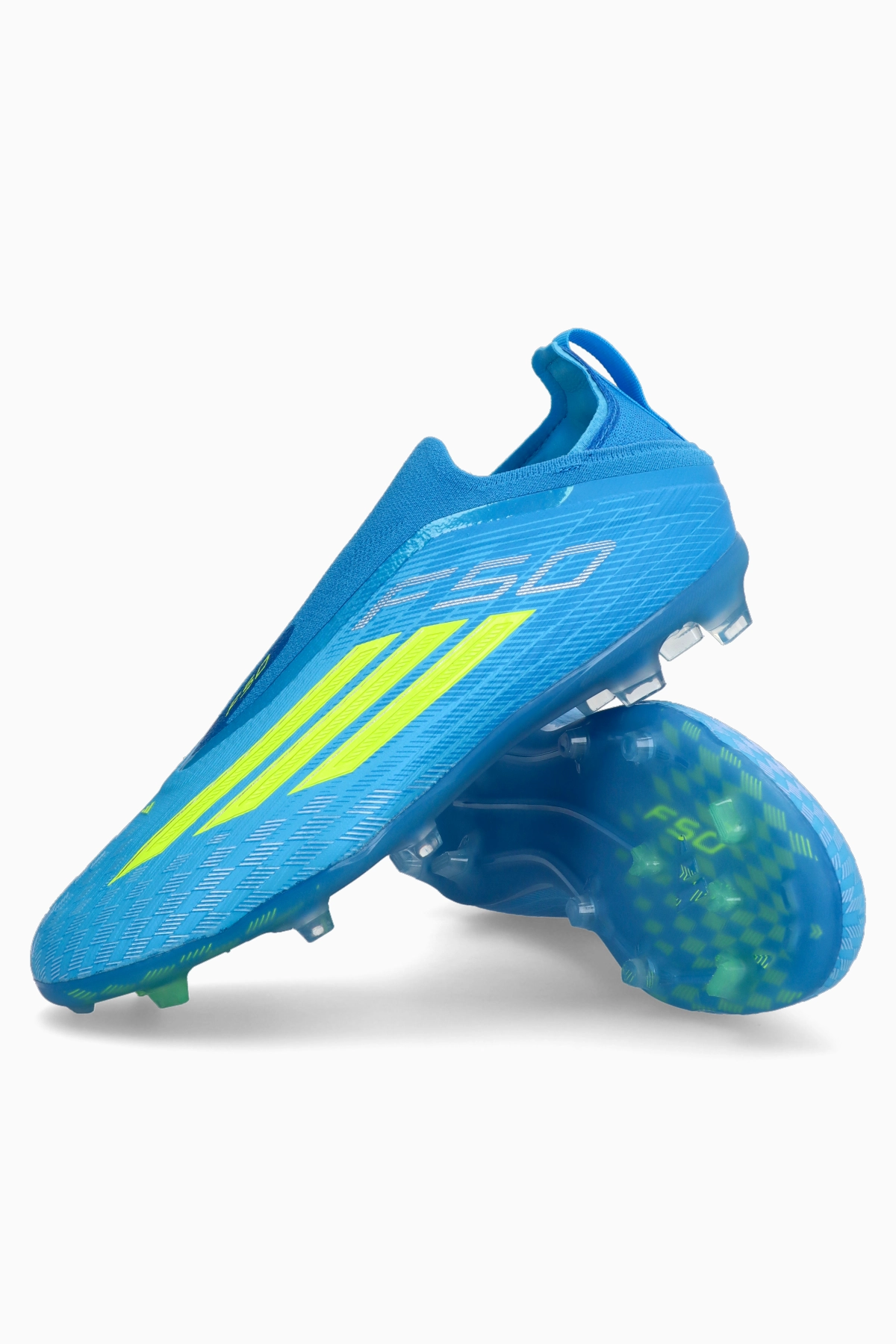 Korki adidas F50 Elite LL FG Junior - Niebieski