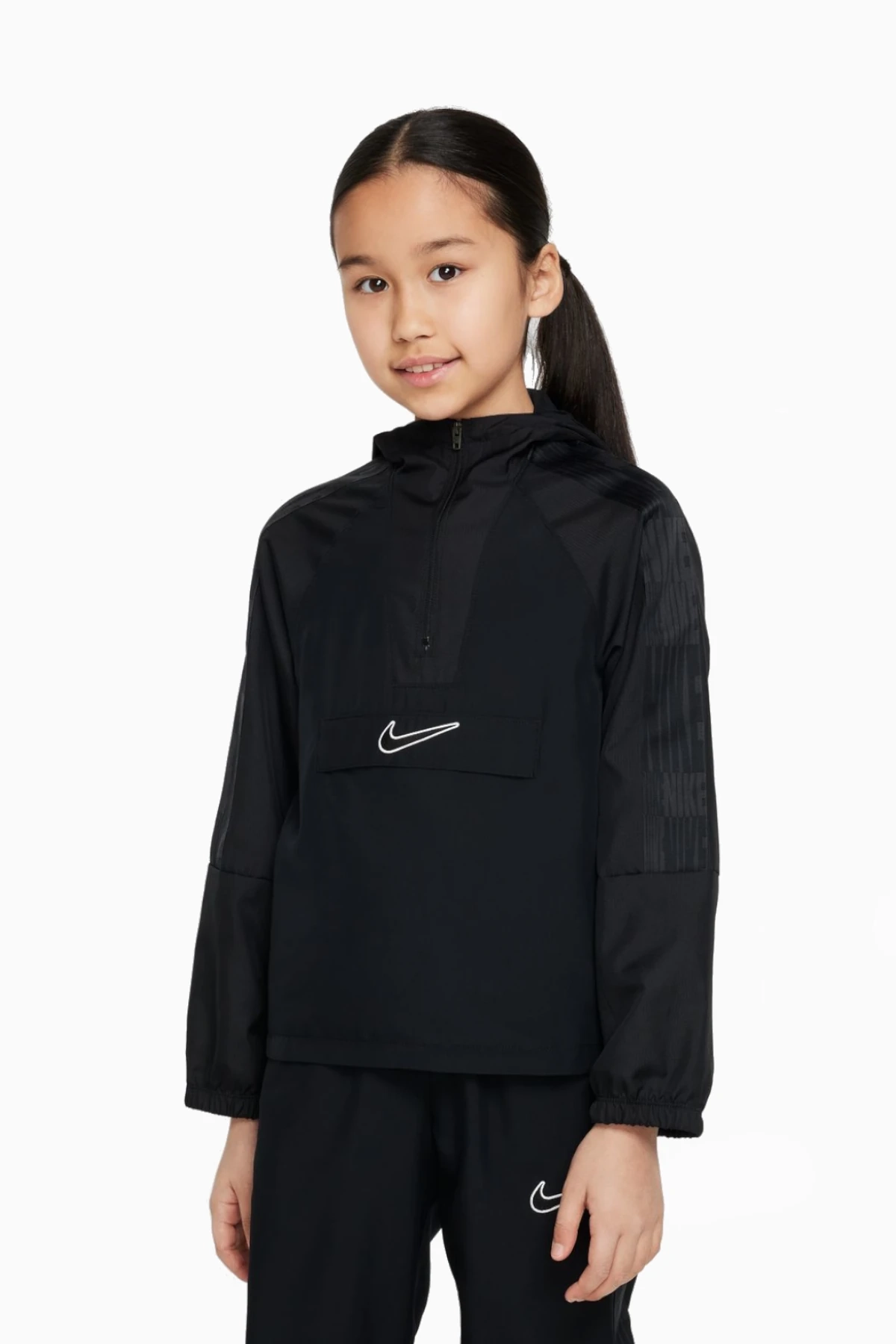 Bluza z kapturem Nike Dri-FIT Academy Junior - Czarny