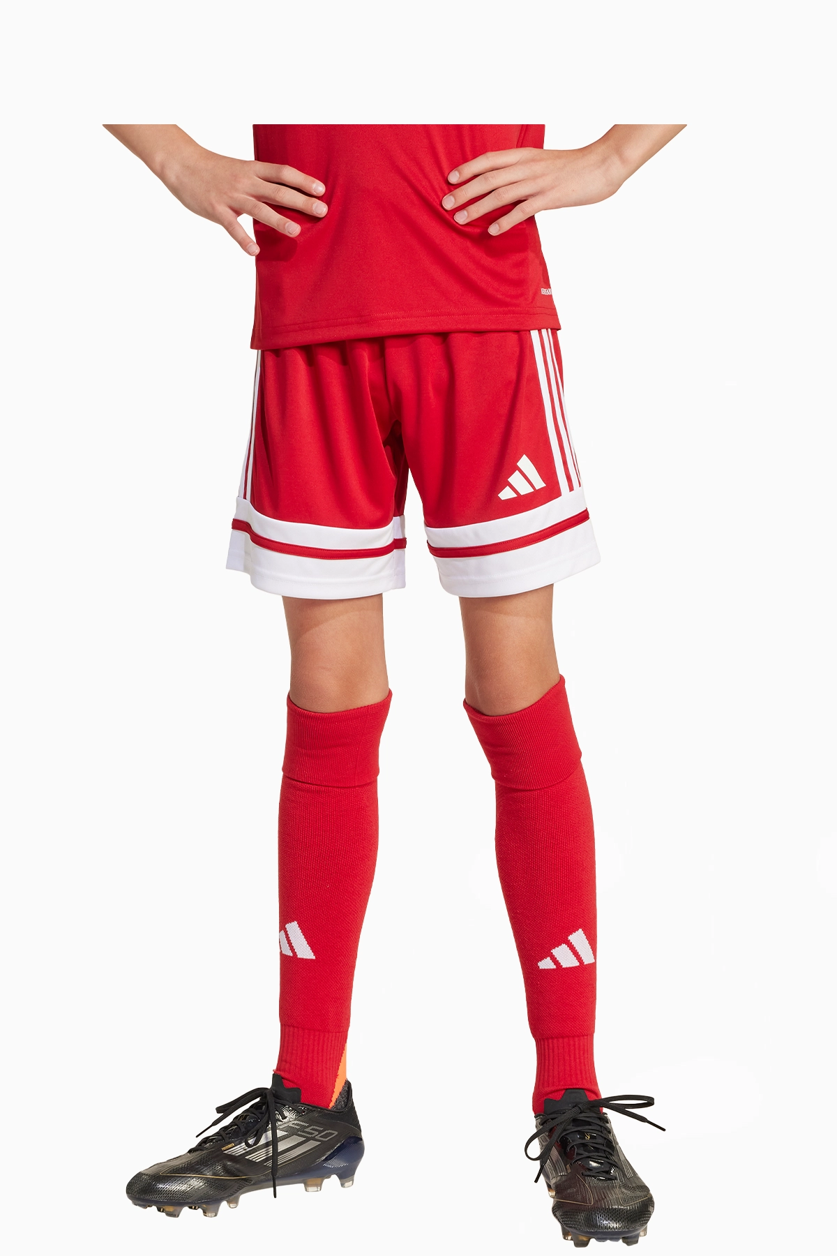 Spodenki adidas Squadra 25 Junior - Czerwony