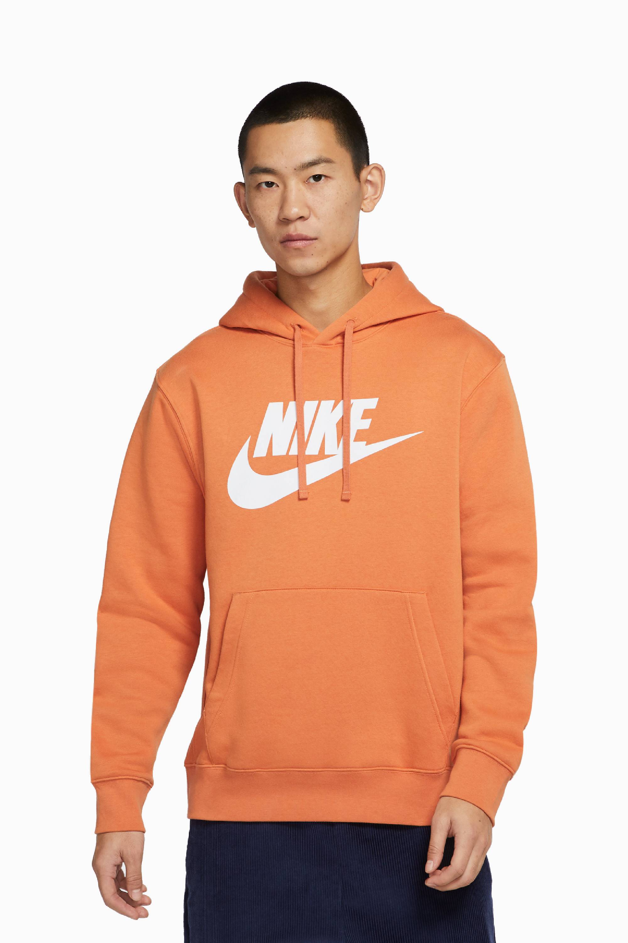 Bluza z kapturem Nike Sportswear Club Fleece - Pomarańczowy