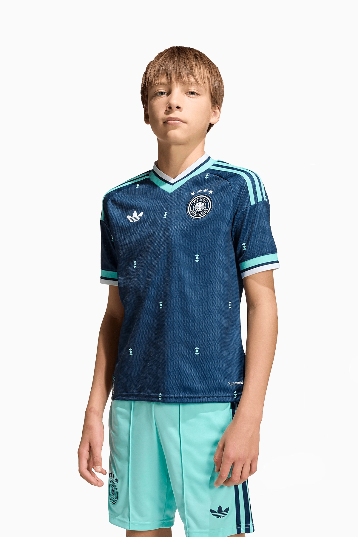 Koszulka Reprezentacji Niemiec adidas Originals 2026 Wyjazdowa Replica Junior - Niebieski