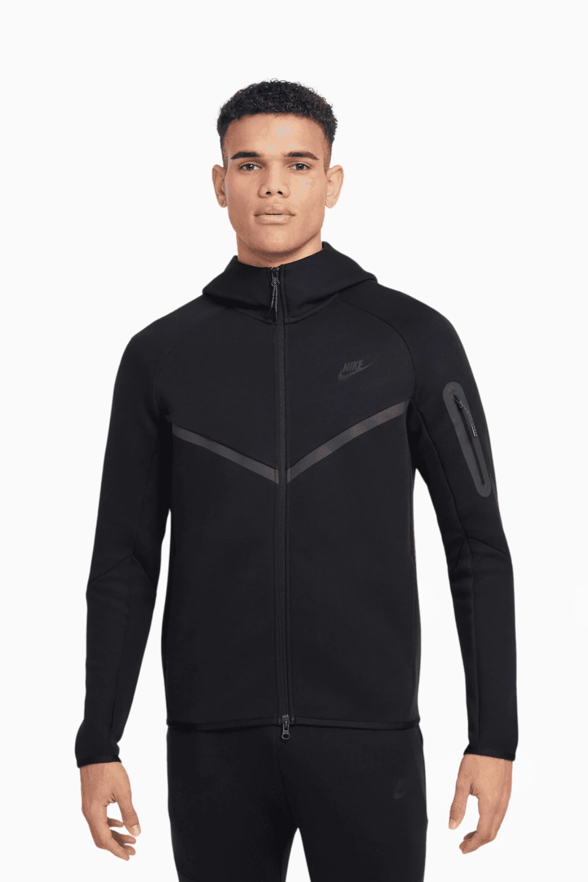 Bluza z kapturem Nike Sportswear Tech Fleece Windrunner - Czarny