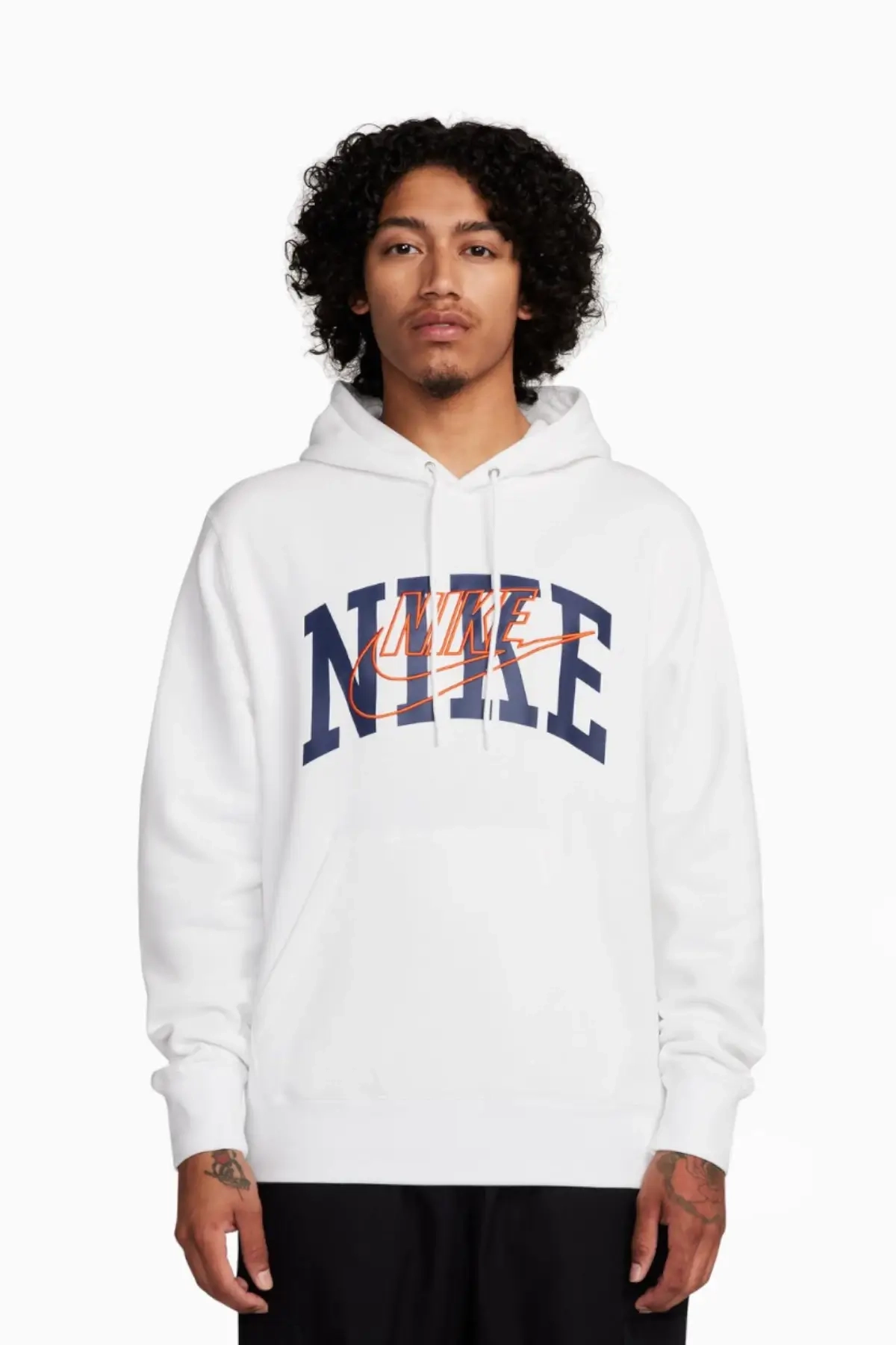 Bluza z kapturem Nike Club Fleece - Biały