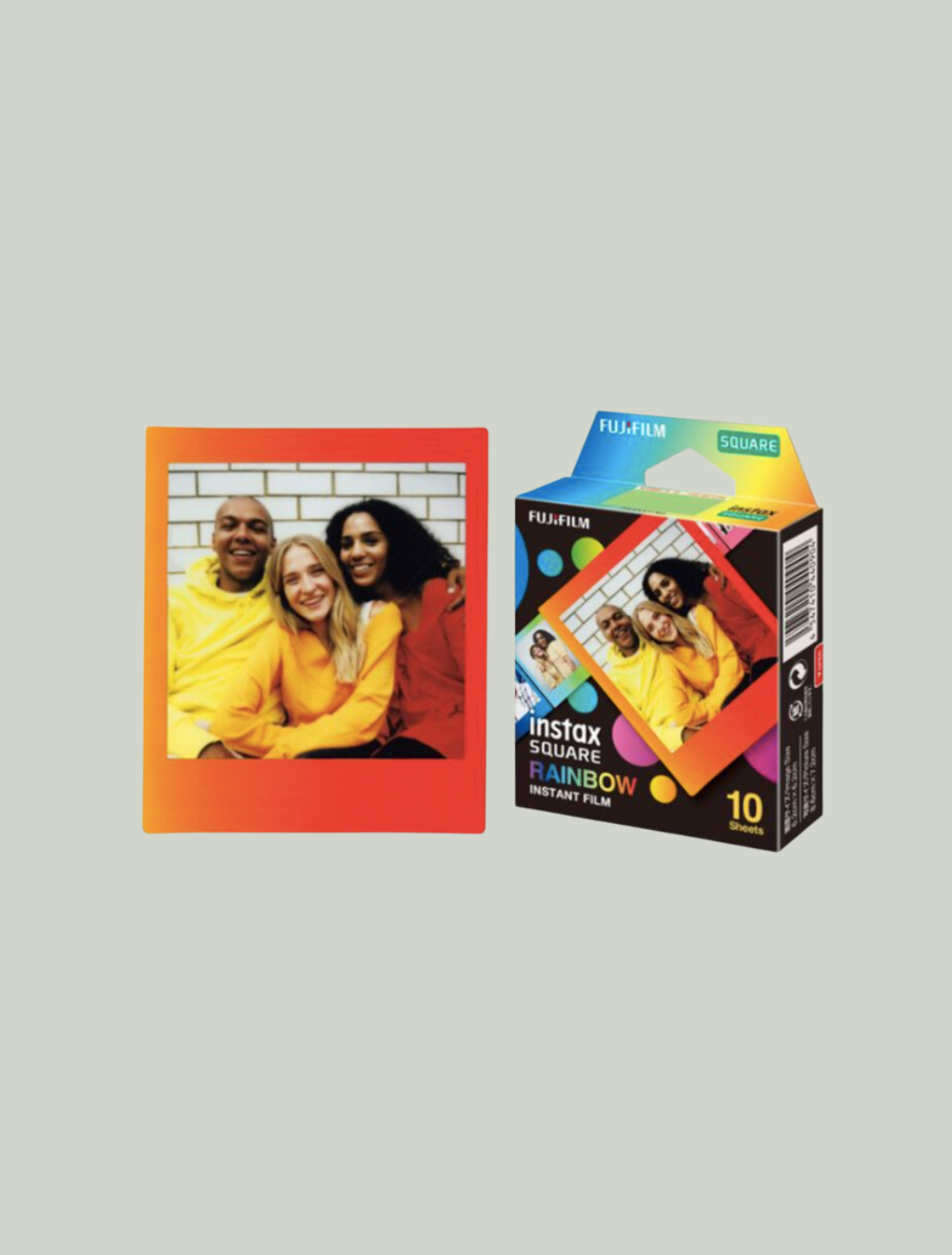 Wkłady Fujifilm Instax Square Film Rainbow