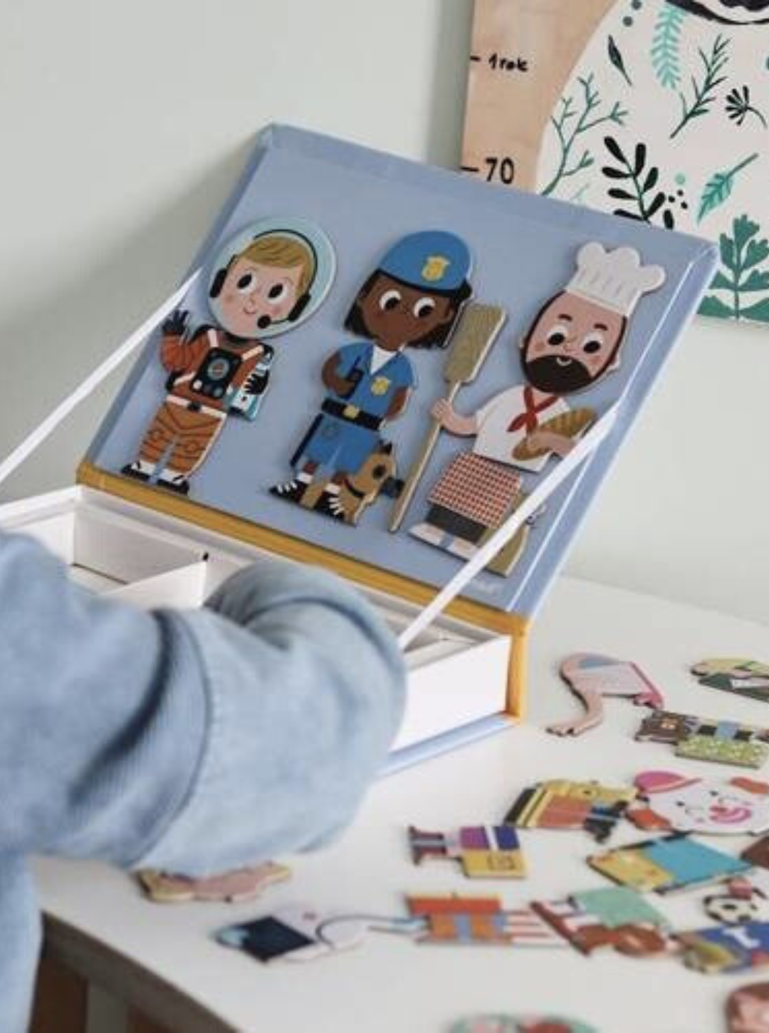 Magnetyczna układanka Zawody Magnetibook JANOD