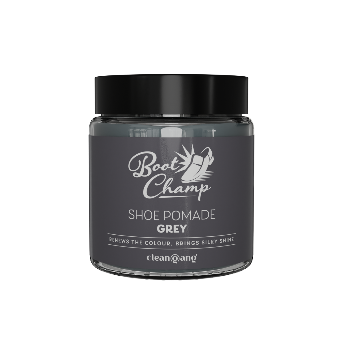 pasta do obuwia szara, 100 ml