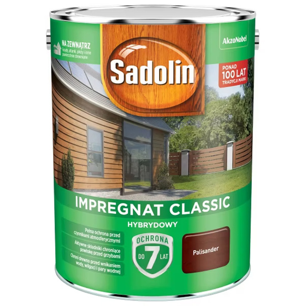 Impregnat ochronno-dekoracyjny hybrydowy Classic 4,5L Palisander Sadolin