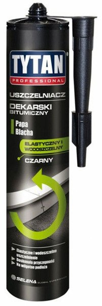 Uszczelniacz dekarski czarny - bitumiczny Tytan