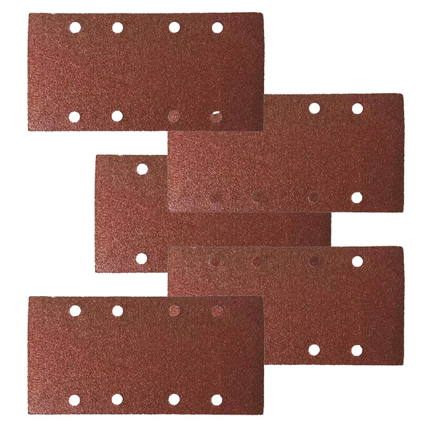 Papier ścierny do szlifierki DED7943 90x182mm / gradacja 100 / 5sztuk Dedra