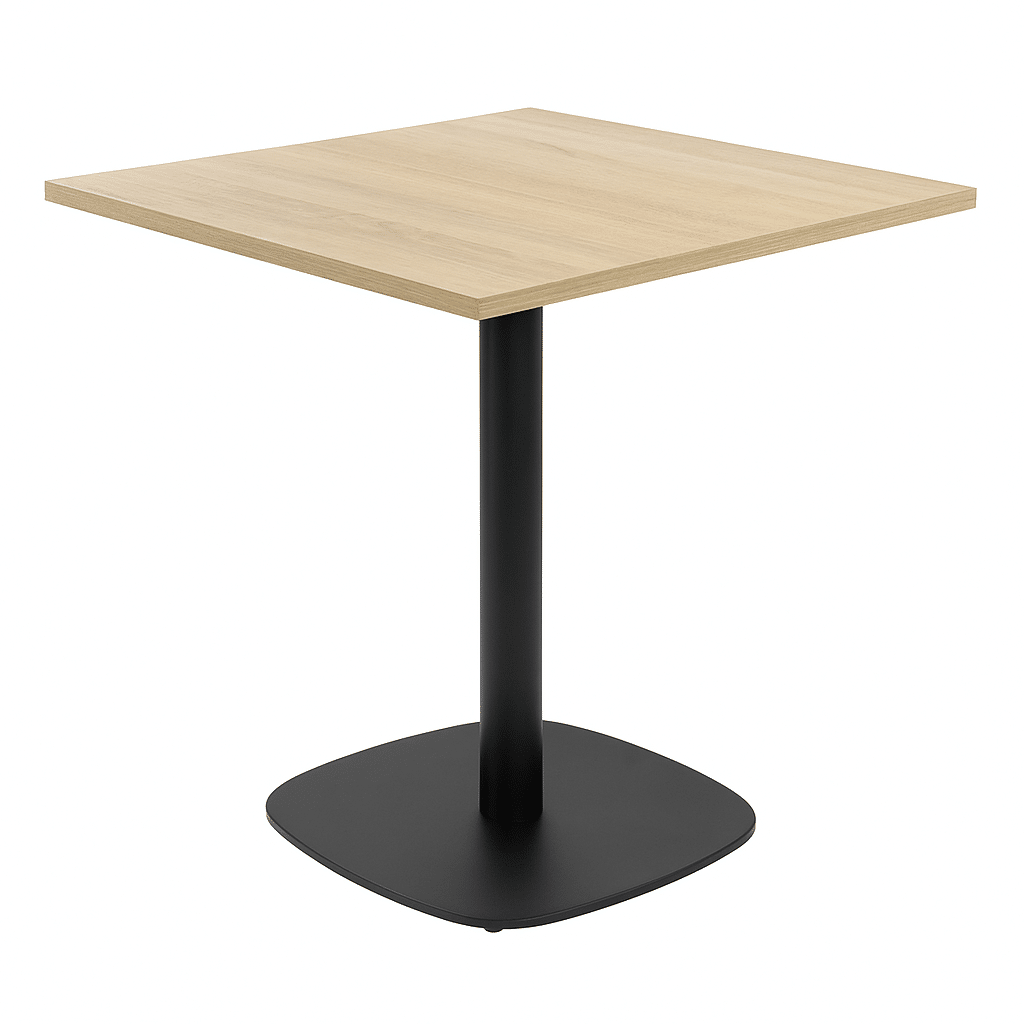 Stolik kawiarniany 68x68x1,8 dąb sonoma podstawa 0966-ARP