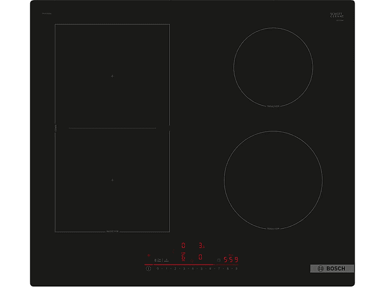 Płyta indukcyjna BOSCH PVS61RHB1E Serie 6 Czarny 60cm