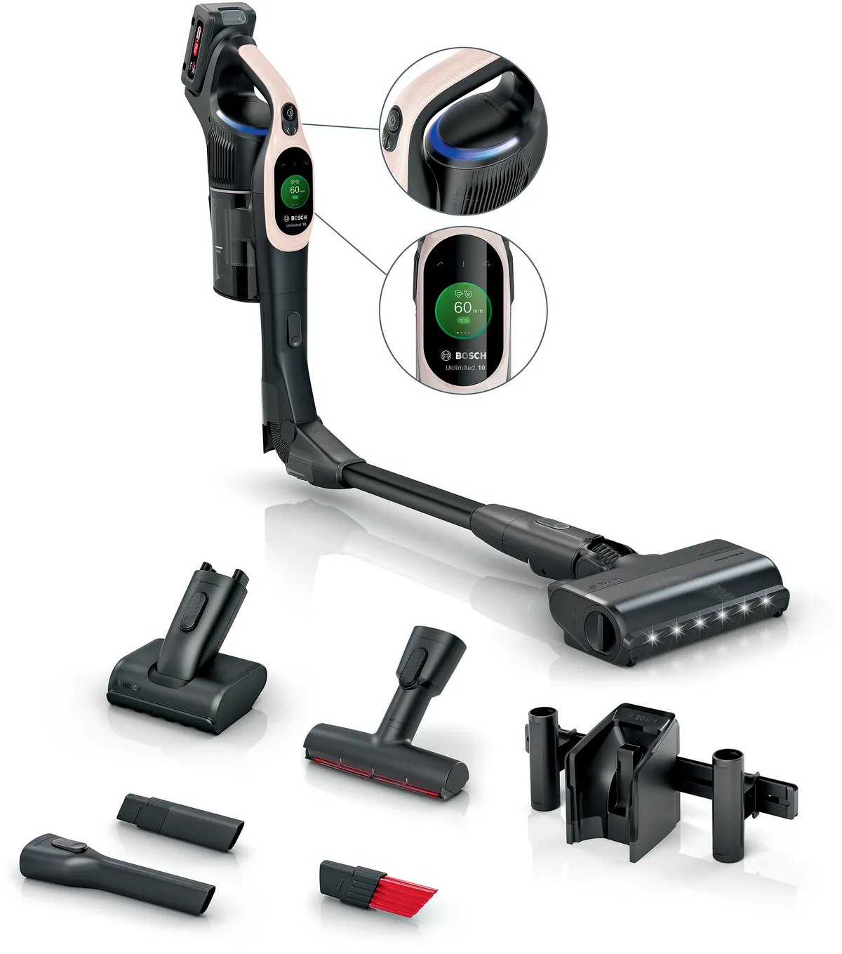 Odkurzacz bezprzewodowy BOSCH BBS1041RBA Unlimited 10 Powder rose