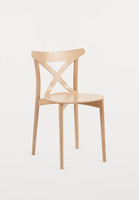 Krzesło drewniane CORTE bukowe lakierowane Paged ( A-4313 )