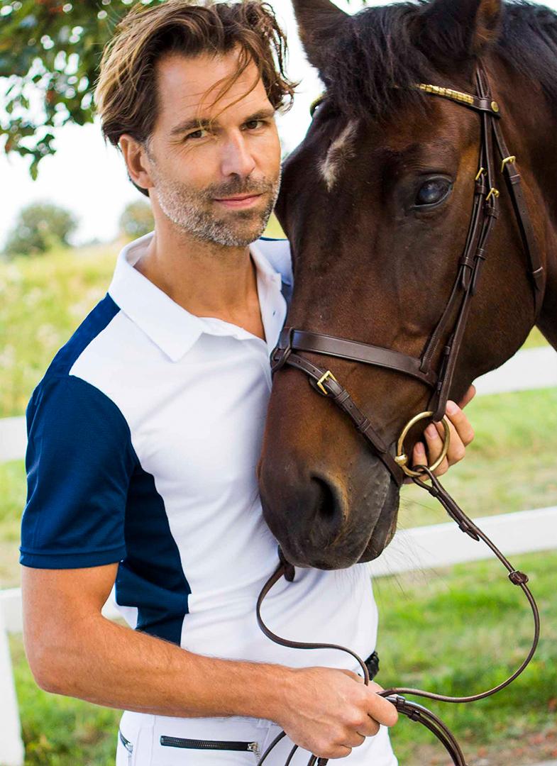 Mountain Horse Mountain Horse koszulka polo Scott męska 24h