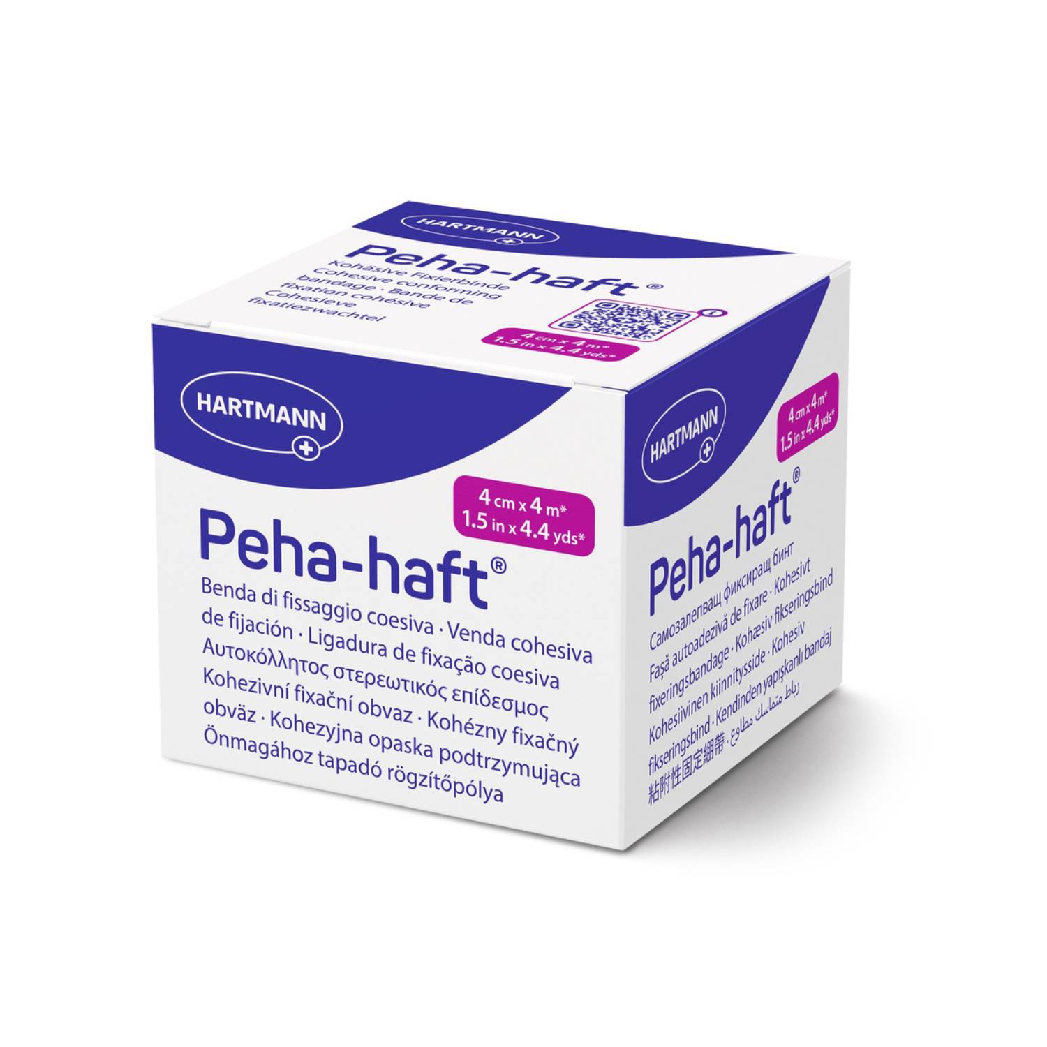 Peha-haft - opaska podtrzymująca, 4 cm x 4 m, 1 sztuka