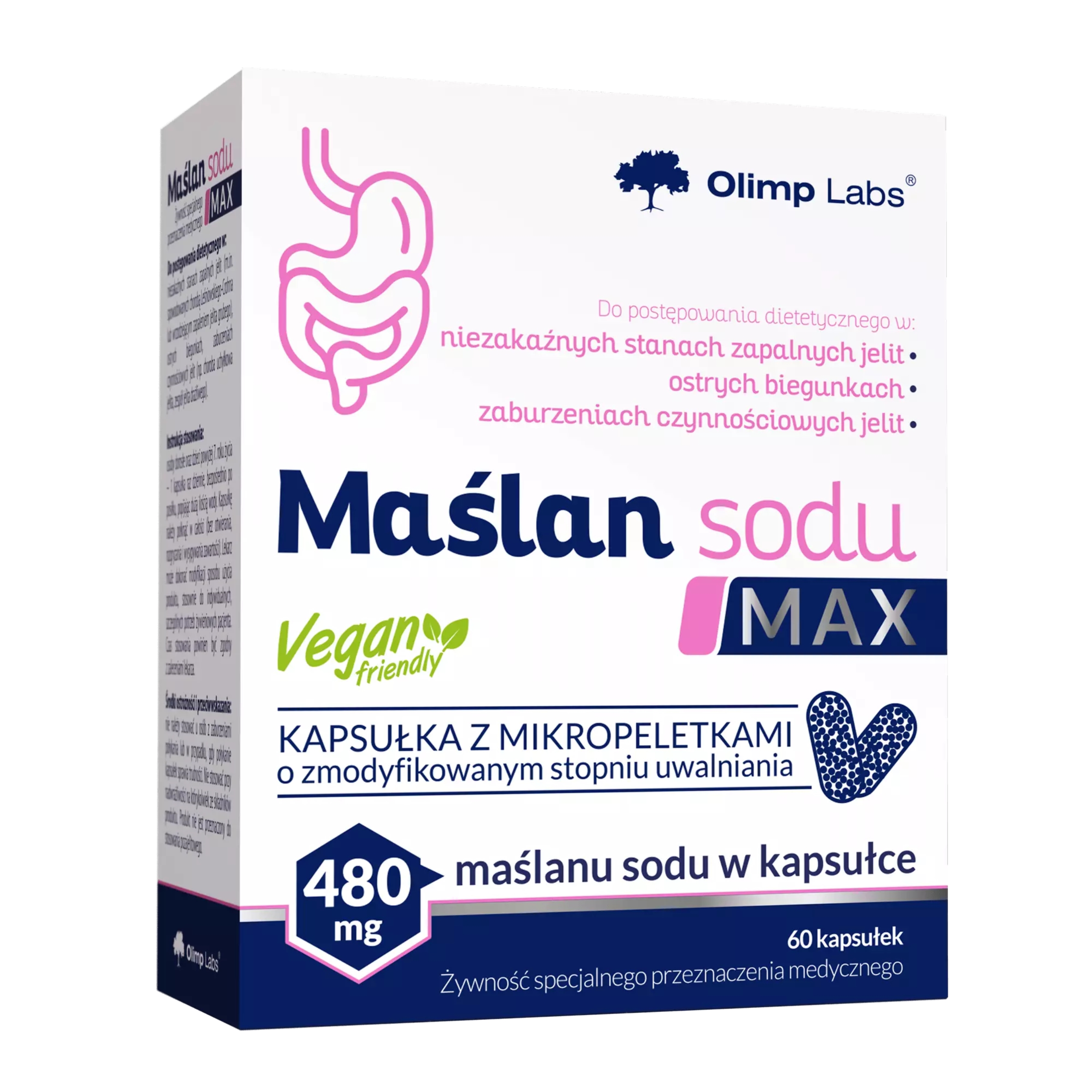 Olimp maślan sodu max, 60 kapsułek