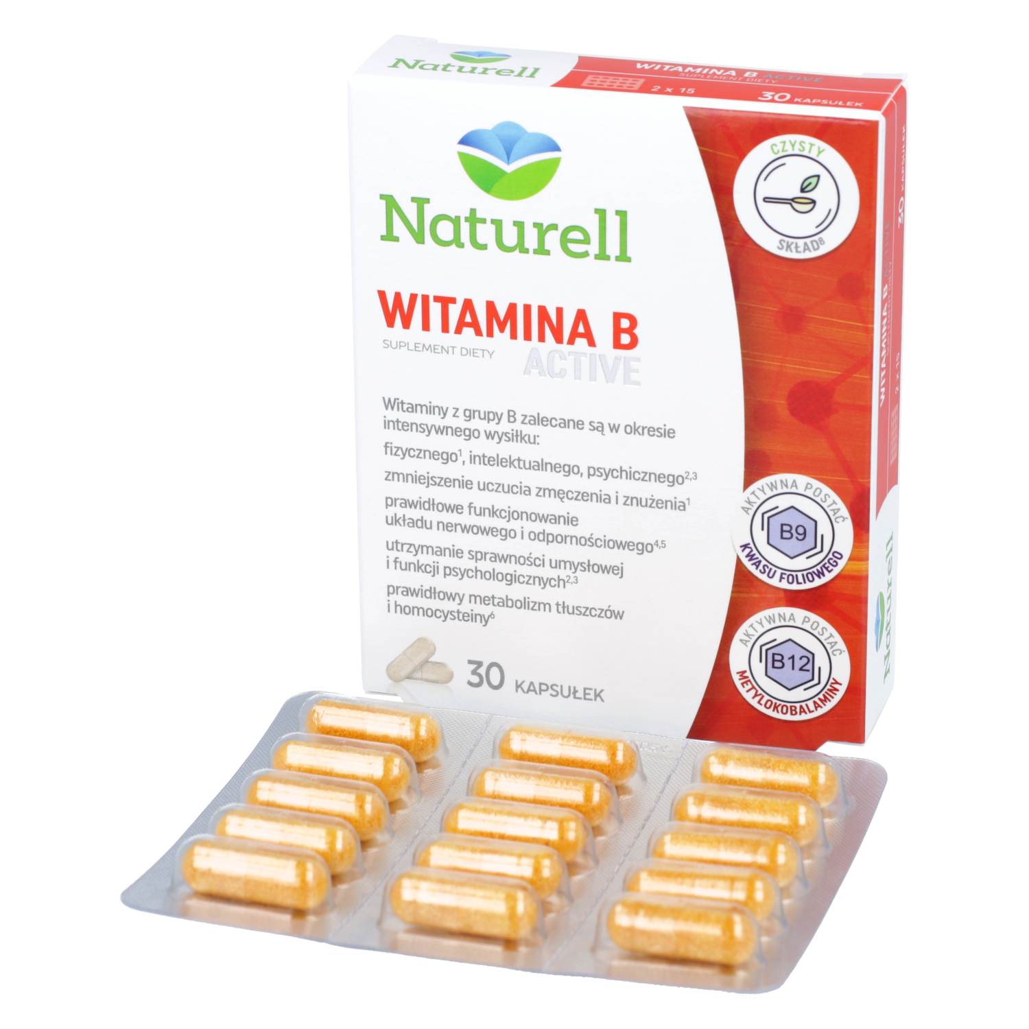 Naturell witamina b active, 30 kapsułek