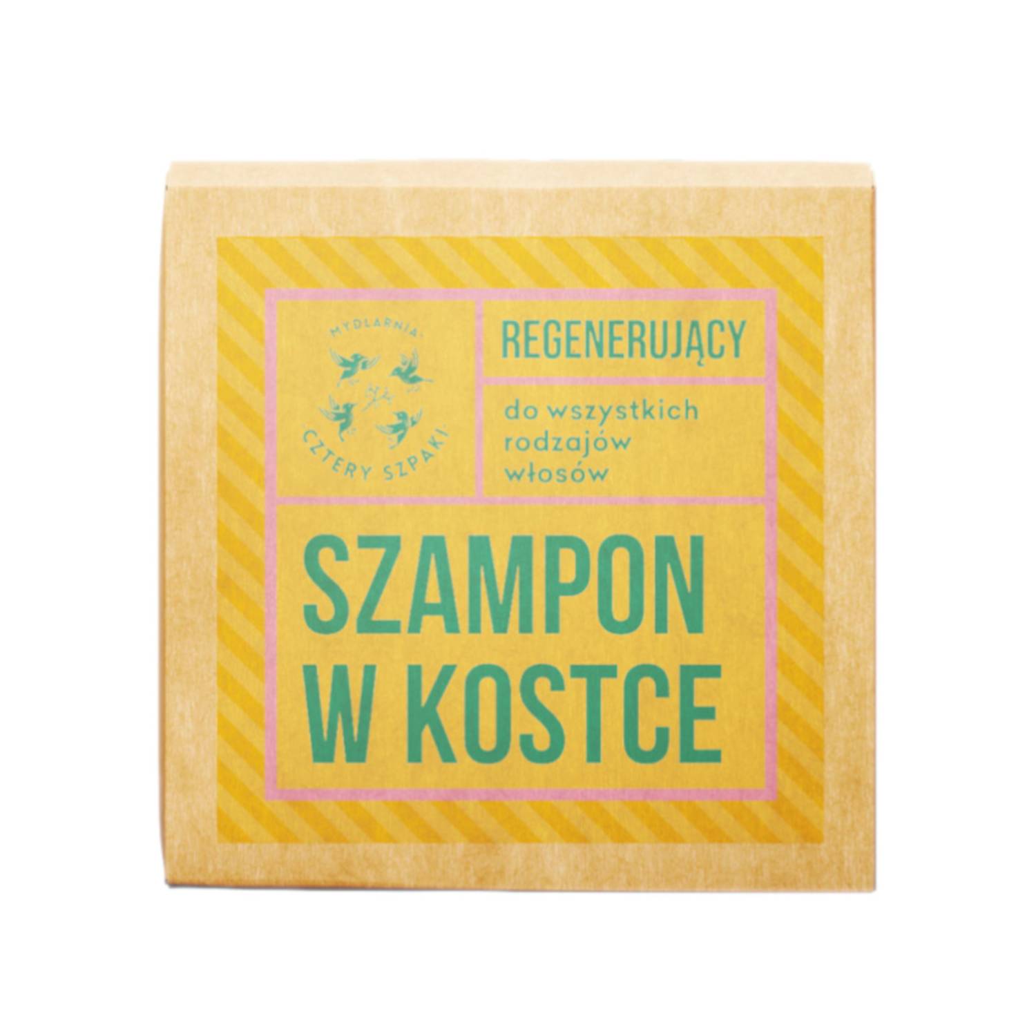Cztery szpaki - szampon regenerujący w kostce, eukaliptus cytrynowy, 75 g