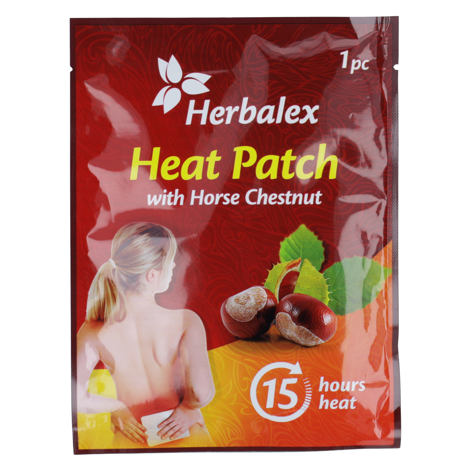 Herbamedicus - plastry rozgrzewające z kasztanowcem, 1 sztuka