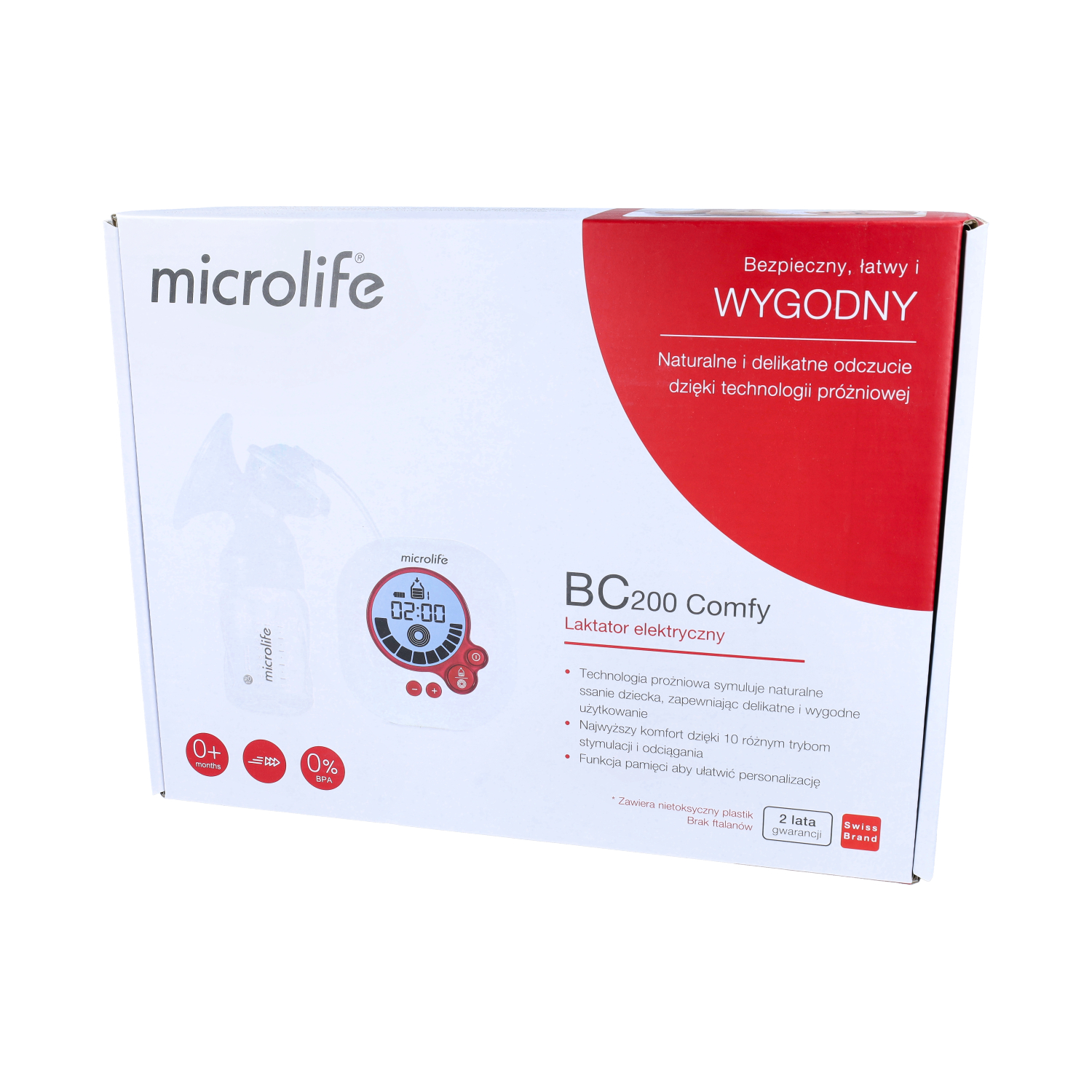Microlife - laktator elektryczny bc200 comfy, 1 sztuka