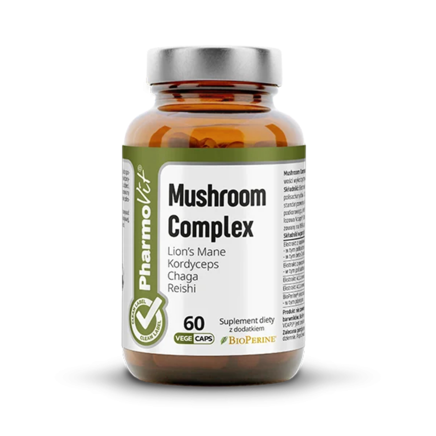 Pharmovit mushroom complex, 60 kapsułek vege