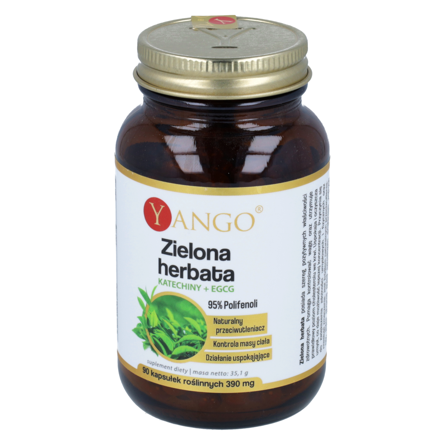 Yango zielona herbata, 90 kapsułek