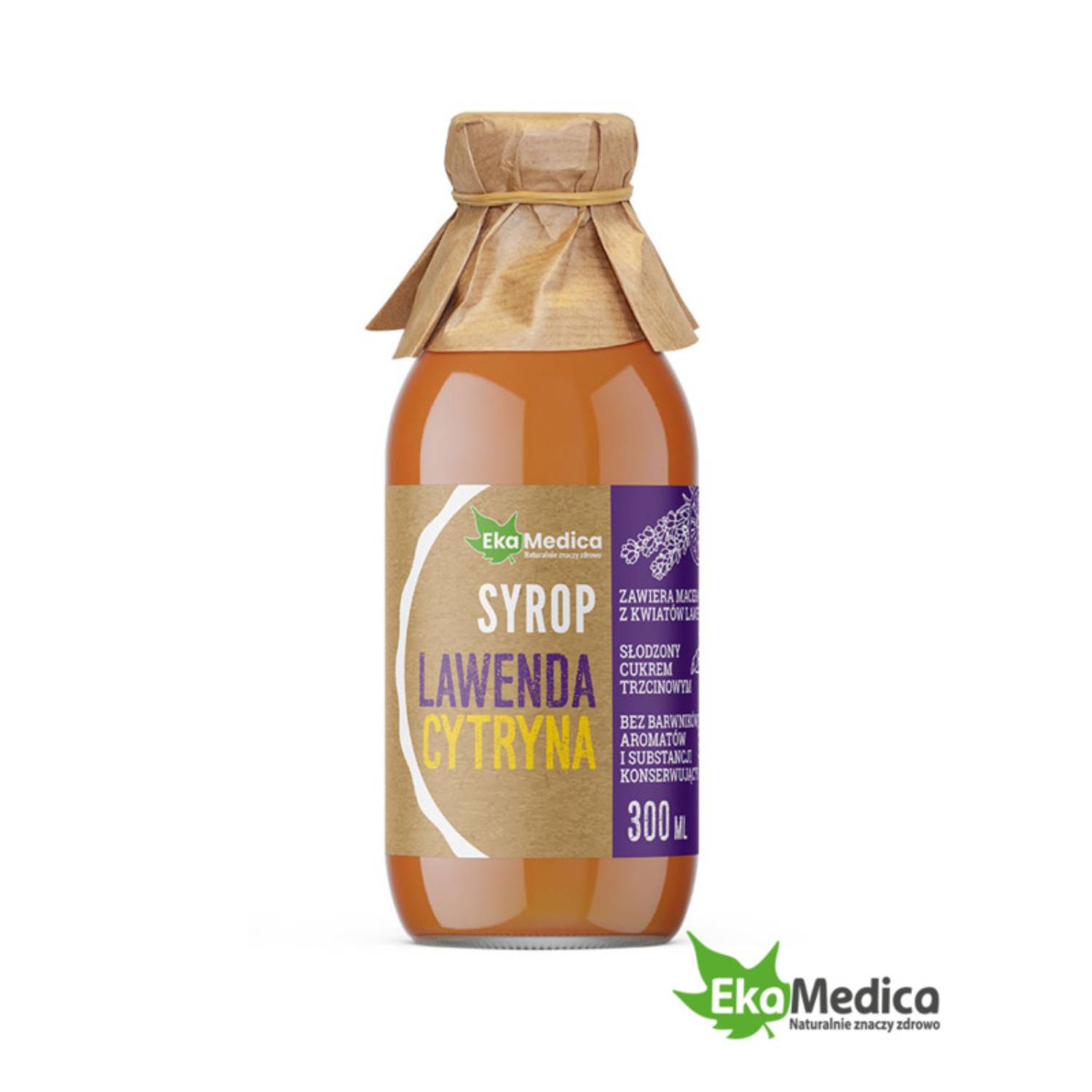 Ekamedica syrop lawenda cytryna, 300 ml