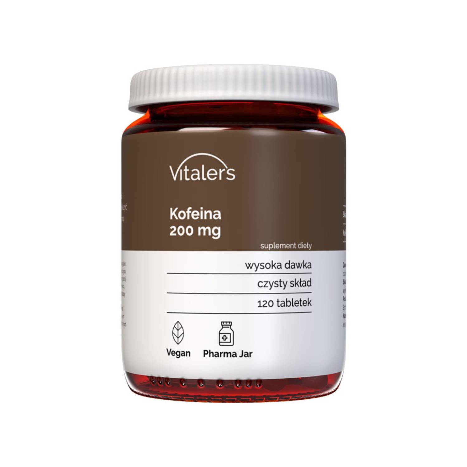 Vitaler's kofeina 200 mg, 120 tabletek