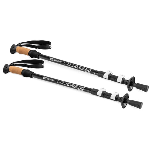 Trekkingstöcke Nordend Pro schwarz