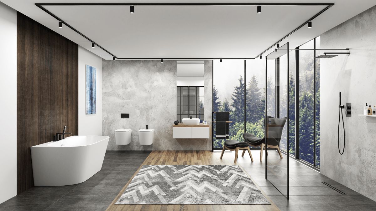 Corsan Mono wanna wolnostojąca 160x74 cm przyścienna biała 648912