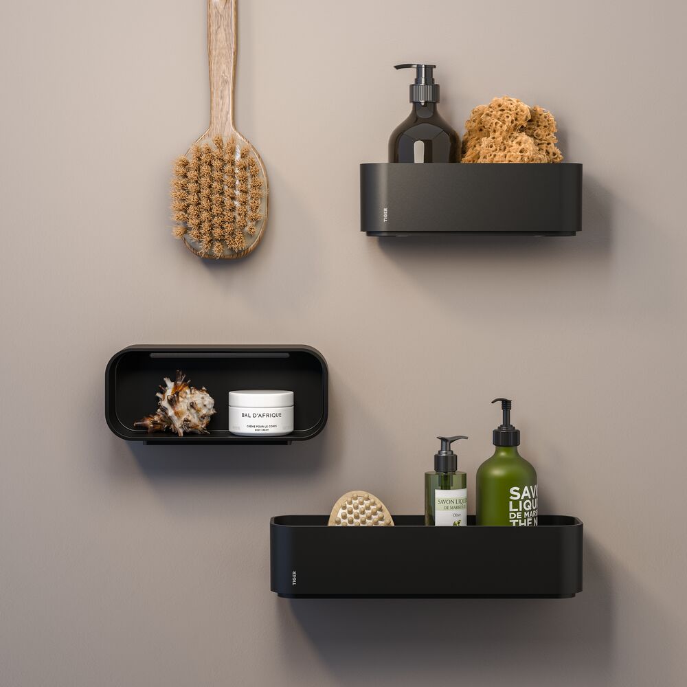 Tiger 2 store pojemnik łazienkowy czarny 800380 - Wysyłka w 24h