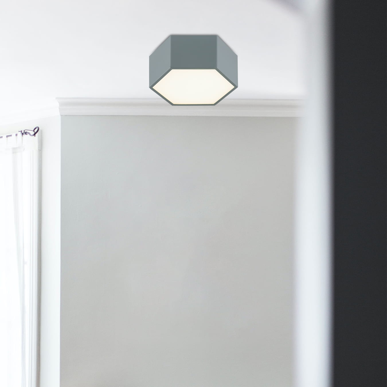 Argon Libero plafon 1x12 W zielony 8784