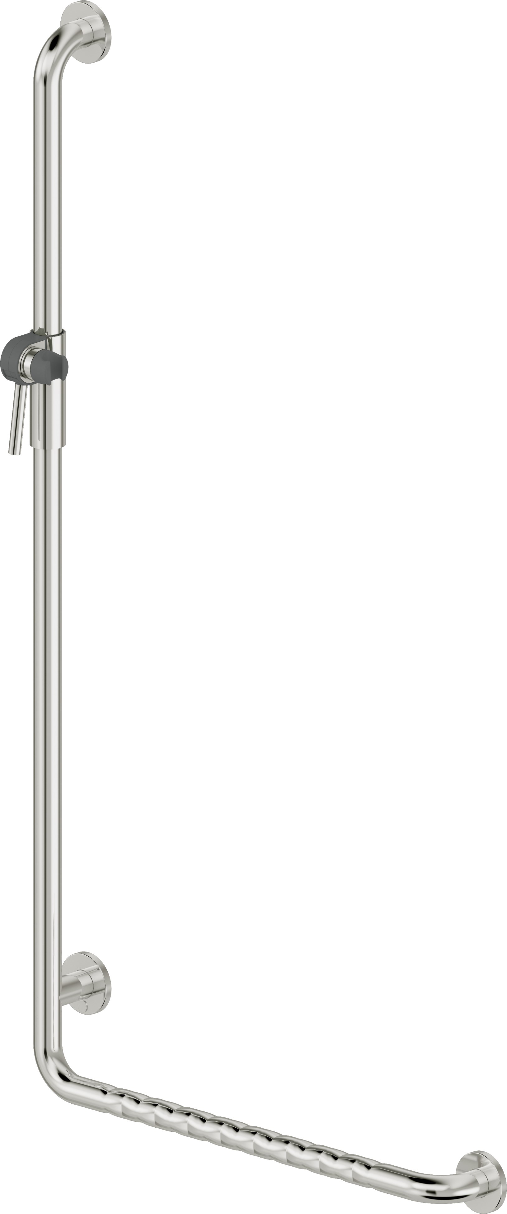 Deante Lehnen uchwyt dla niepełnosprawnych kątowy lewy stal NIL_0L2D