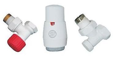 Instal Projekt Z13 zestaw termostatyczny kątowy biały 6037000VT