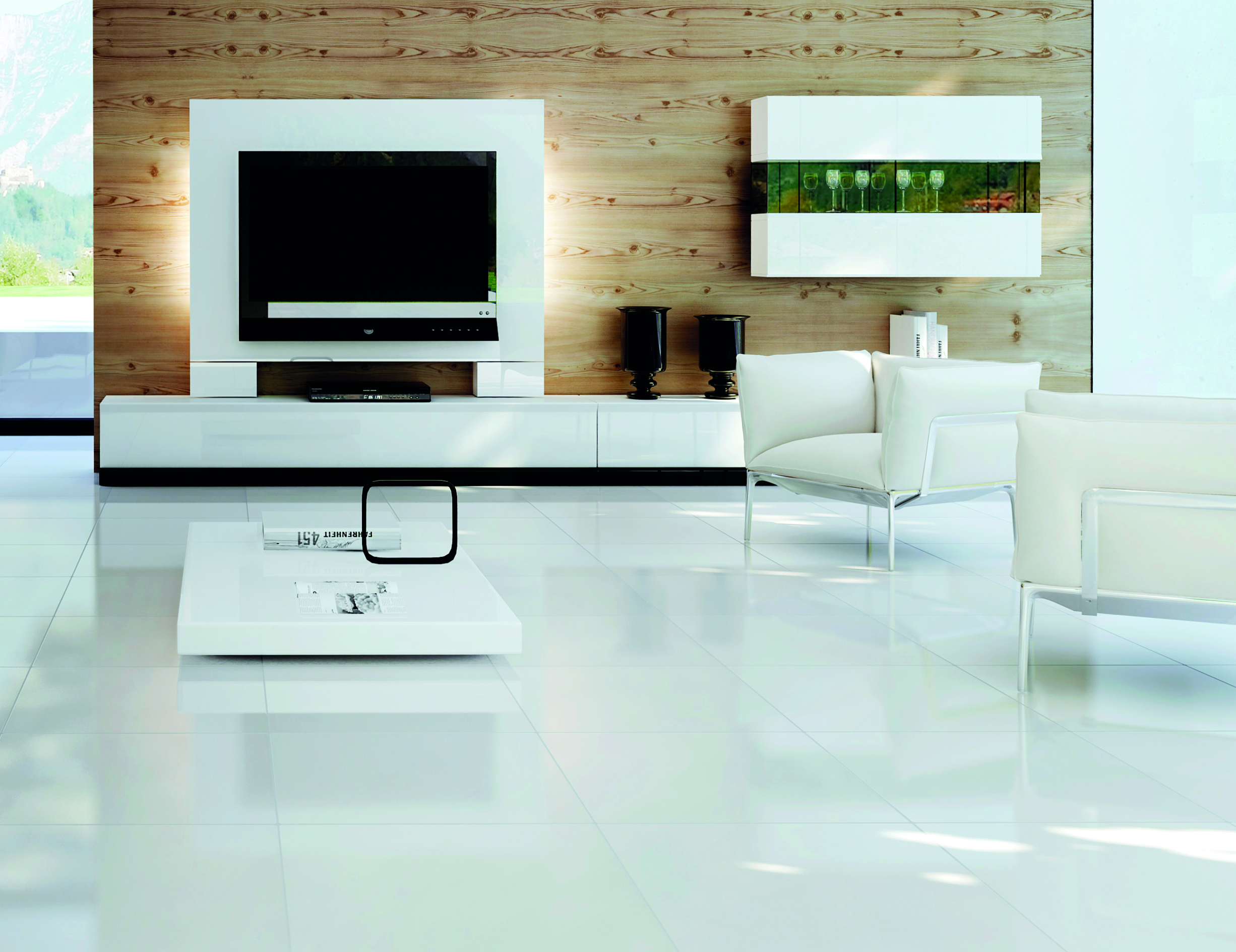 Ego Toronto Super White płytka ścienno-podłogowa 60x60 cm biały połysk