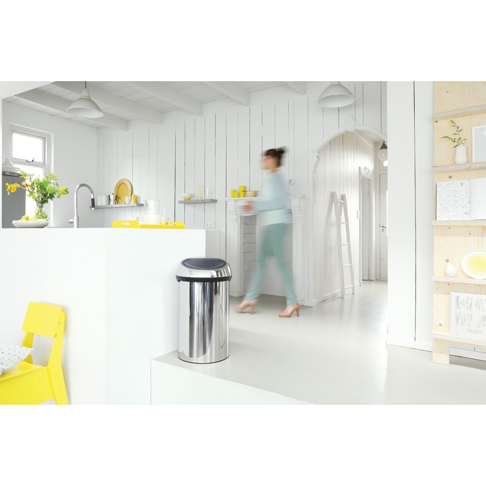 Brabantia Touch Bin pojemnik na odpady 60 l stal polerowana 402609