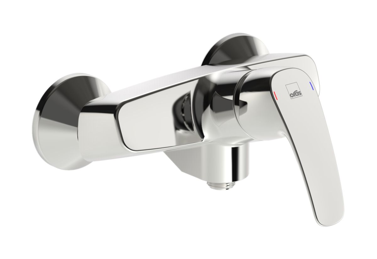 Oras Safira bateria prysznicowa ścienna chrom 1075X