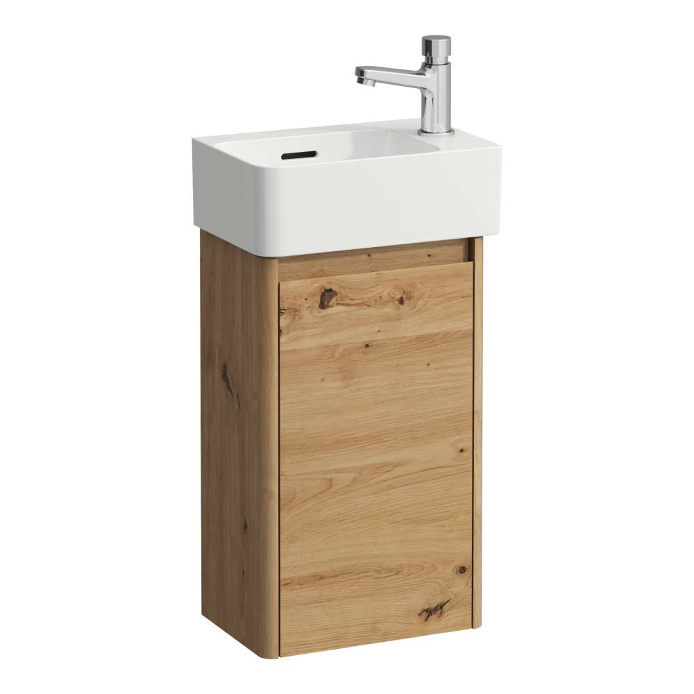 Laufen Base 2.0 umywalka z szafką 34 cm dąb H8612802671061